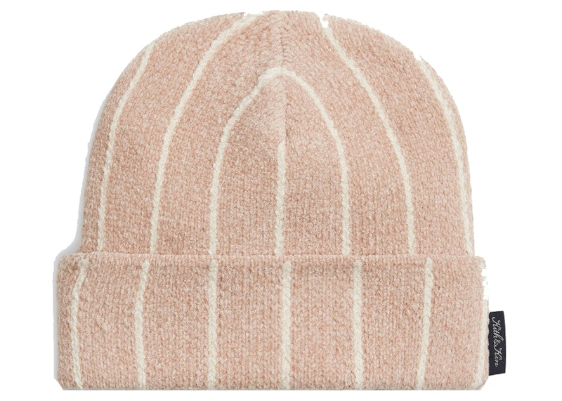 Kith Kin Pinstripe Chenille Beanie Oatmeal