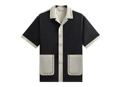Kith Kin Sawyer Short Sleeve Camp Collar Shirt Black