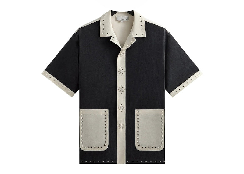 Kith Kin Sawyer Short Sleeve Camp Collar Shirt Black