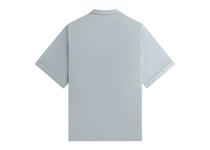 Kith Kin Silk Habotai Short Sleeve Reade Shirt Light Indigo