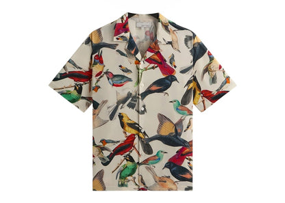Kith Kin Tropical Bird Camp Collar Shirt Sandrift