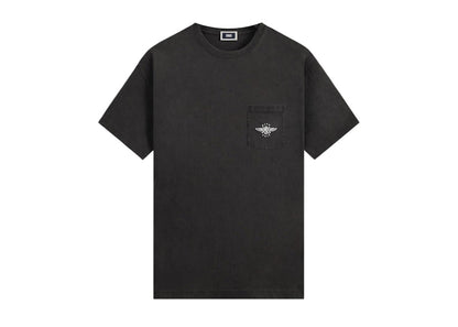 Kith & Kin Wing Logo Pocket Vintage Tee Black
