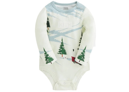 Kith Kithmas Baby Day Onesie Chalk