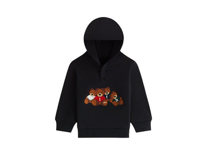 Kith Kithmas Baby Teddy & Friends Williams Hoodie Black
