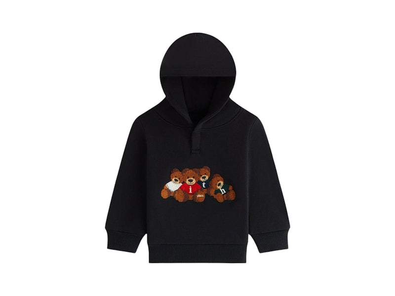 Kith Kithmas Baby Teddy & Friends Williams Hoodie Black