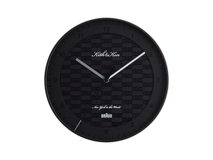 Kith Kithmas Braun Wall Clock Black