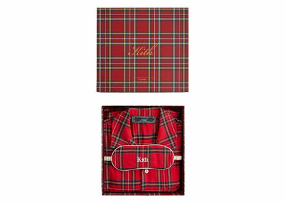 Kith Kithmas Brushed Cotton Plaid Pajama Set Present