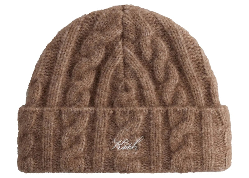 Kith Kithmas Cable Knit Beanie Quicksand