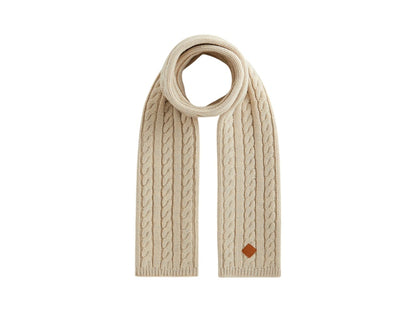 Kith Kithmas Cable Scarf Sandy Heather