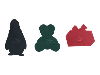 Kith Kithmas Character Cookie Cutters Set of 3 Multicolor