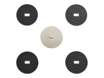 Kith Kithmas Classic Logo Coasters Set of 4 Black