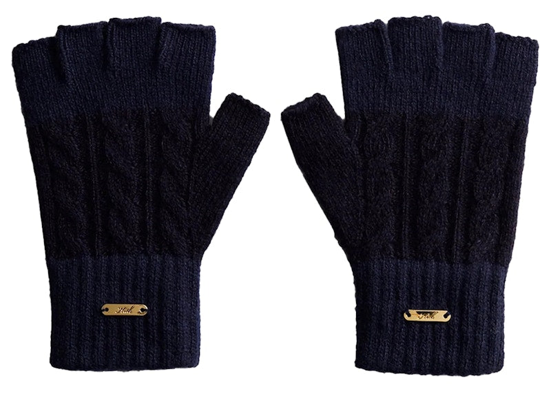 Kith Kithmas Color-Blocked Fingerless Gloves Nocturnal