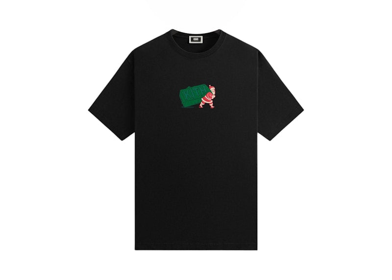 Kith Kithmas Comic Santa Tee Black