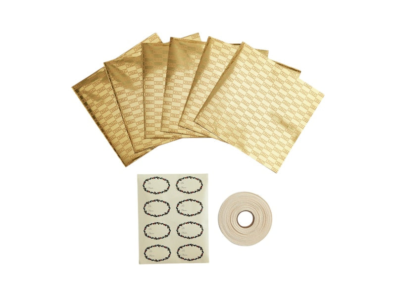 Kith Kithmas Gift Wrapping Set Bright Gold