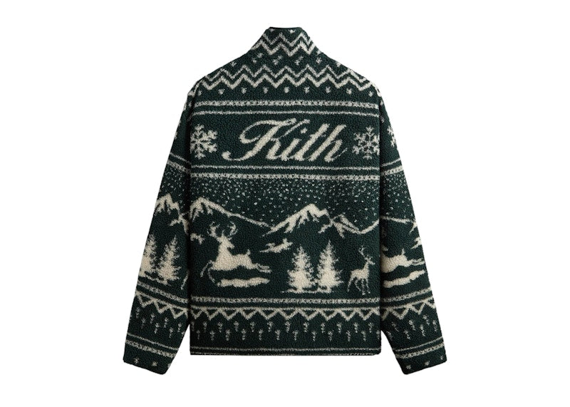 Kith Kithmas Harper Sherpa Jacket Stadium