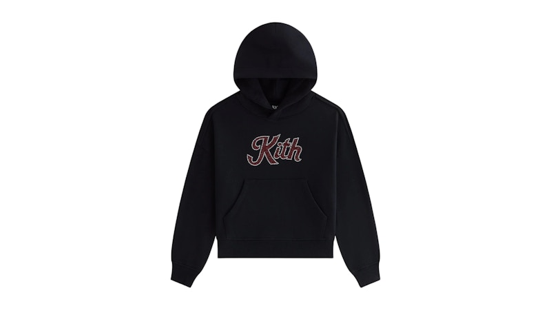 Kith Kithmas Kids Crystal Nelson Hoodie Black