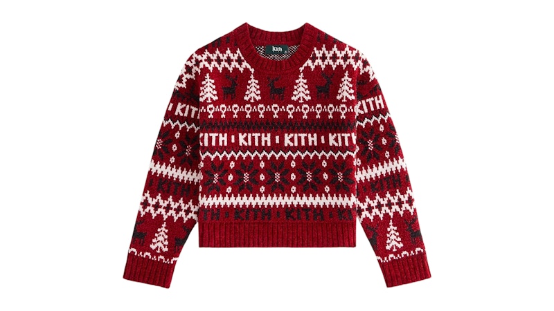 Kith Kithmas Kids Fair Isle Chenille Crewneck Allure