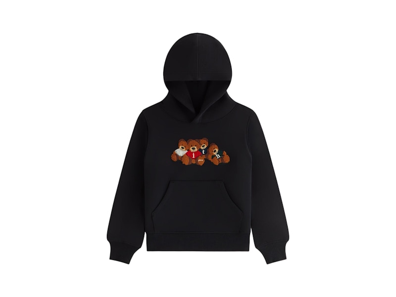 Kith Kithmas Kids Teddy & Friends Williams Hoodie Black