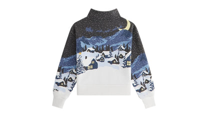 Kith Kithmas Kids Village Hunter Quarter Zip Black