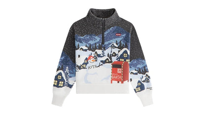 Kith Kithmas Kids Village Hunter Quarter Zip Black