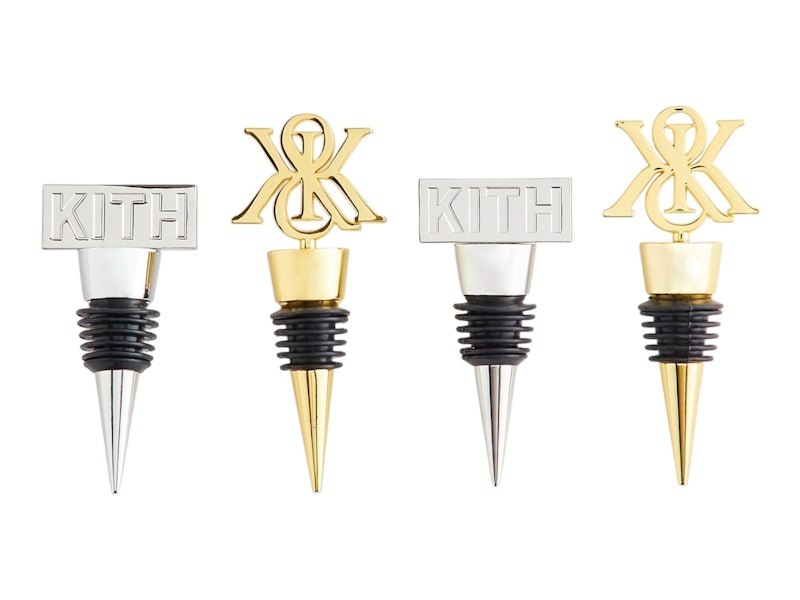 Kith Kithmas Logo Wine Stoppers Set of 2 Multicolor