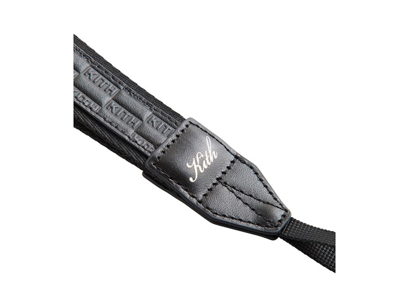 Kith Kithmas Monogram Camera Wristlet Black