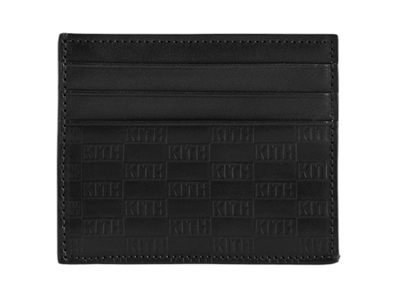 Kith Kithmas Monogram Card Holder Black