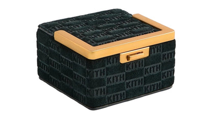 Kith Kithmas Monogram Leather Square Frame Jewelry Case Stadium