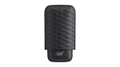 Kith Kithmas Monogram Saffiano Leather Cigar Case (FW25) Black