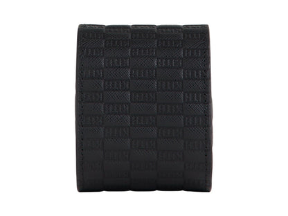 Kith Kithmas Monogram Saffiano Leather Single Watch Roll Black