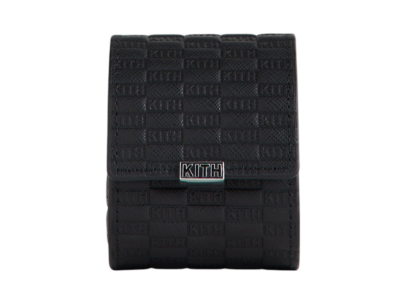 Kith Kithmas Monogram Saffiano Leather Single Watch Roll Black