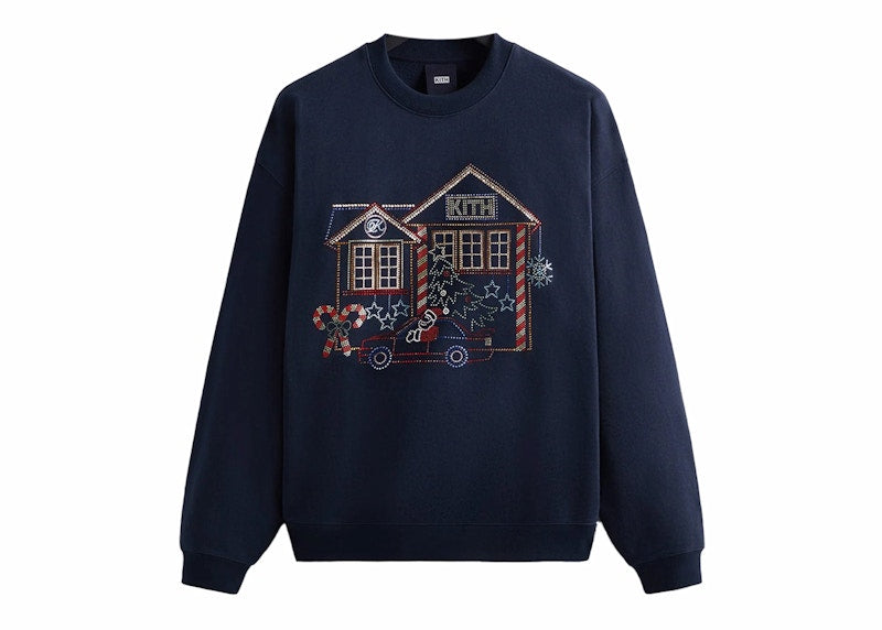 Kith Kithmas Nelson Swarovski Crystals Crewneck Nocturnal