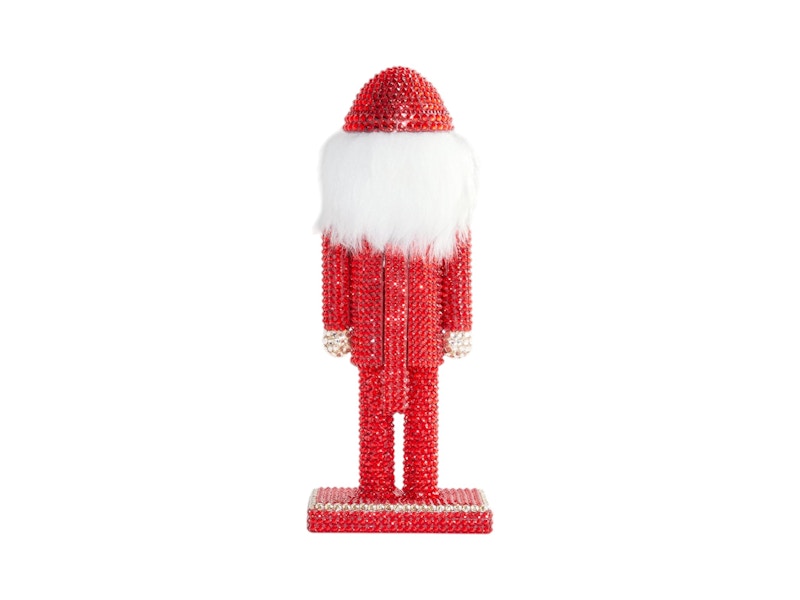 Kith Kithmas Nutcracker Swarovski Crystals Ornament Light Siam/Silk/Crystal