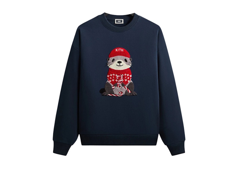 Kith Kithmas Otter Nelson Crewneck Nocturnal
