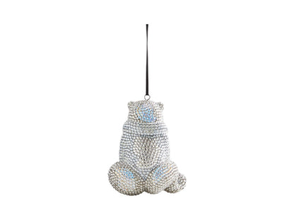 Kith Kithmas Polar Bear Swarovski Crystals Ornament Crystal Shimmer/Jet Hematite