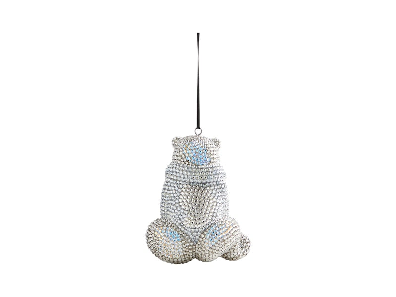Kith Kithmas Polar Bear Swarovski Crystals Ornament Crystal Shimmer/Jet Hematite