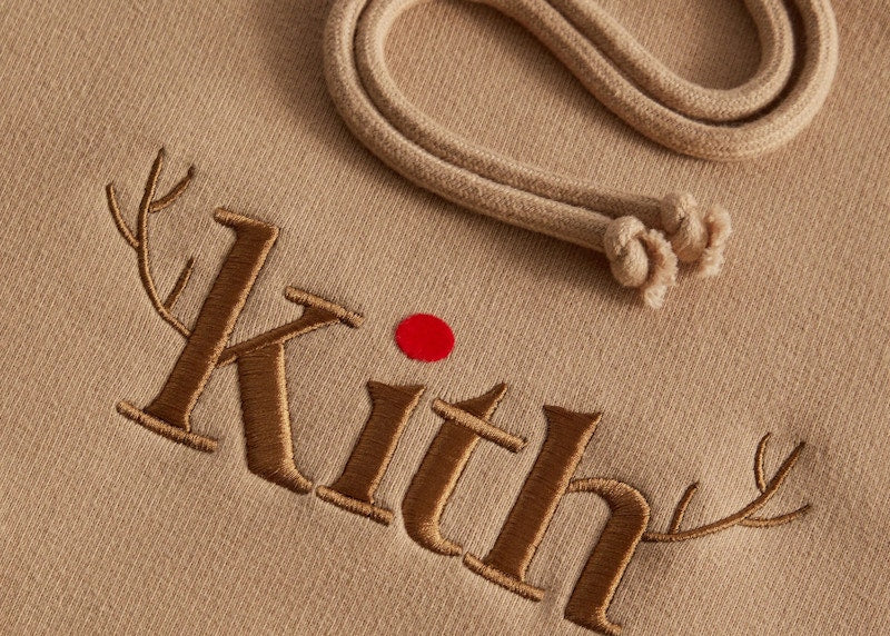 Kith Kithmas Reindeer Serif Hoodie Loft