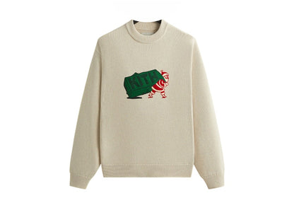 Kith Kithmas Santa Crewneck Sweater Sandy Heather