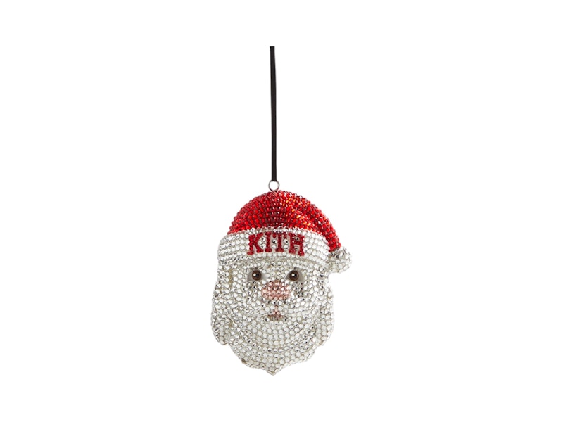 Kith Kithmas Santa Swarovski Crystals Ornament Vintage Rose/Crystal/Light Siam