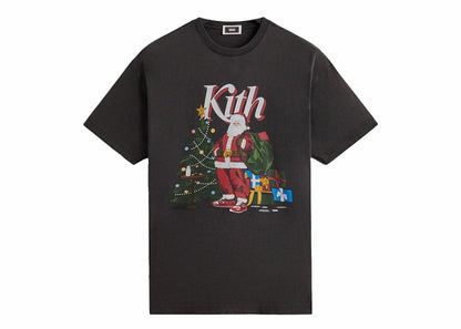 Kith Kithmas Santa Vintage Tee Black