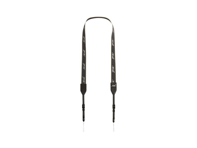 Kith Kithmas Script Logo Camera Strap Black
