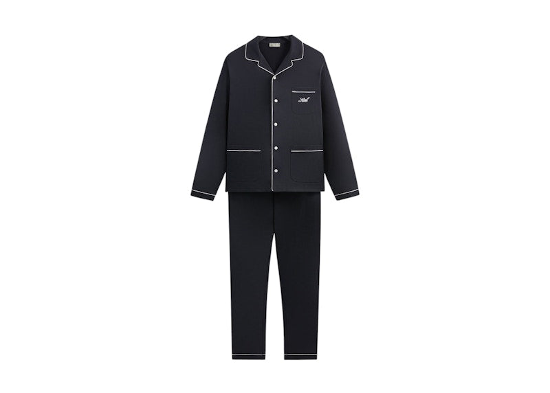 Kith Kithmas Script Pajama Set (FW24) Black