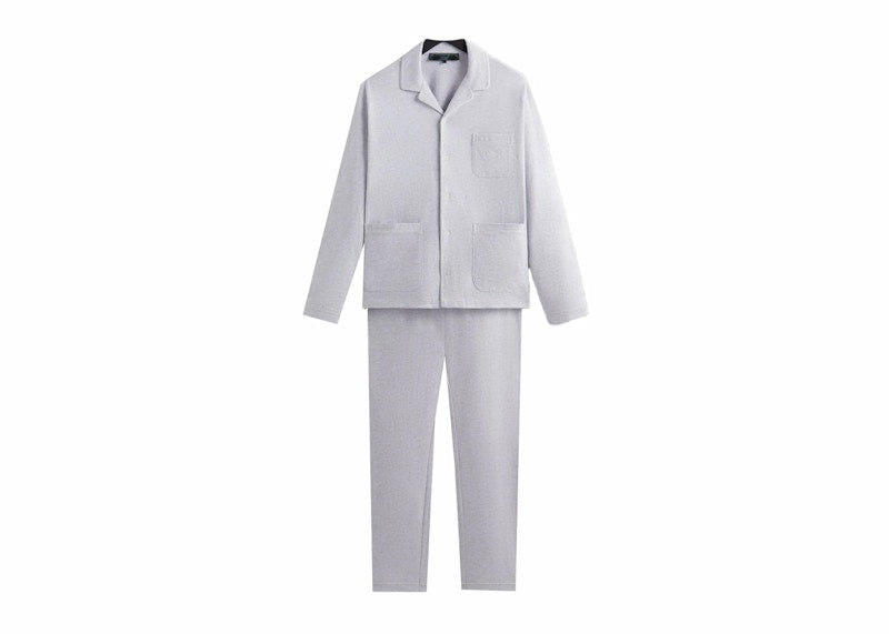 Kith Kithmas Script Pajama Set Light Heather Grey
