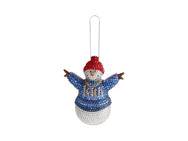 Kith Kithmas Snowman Swarovski Crystals Ornament Multi