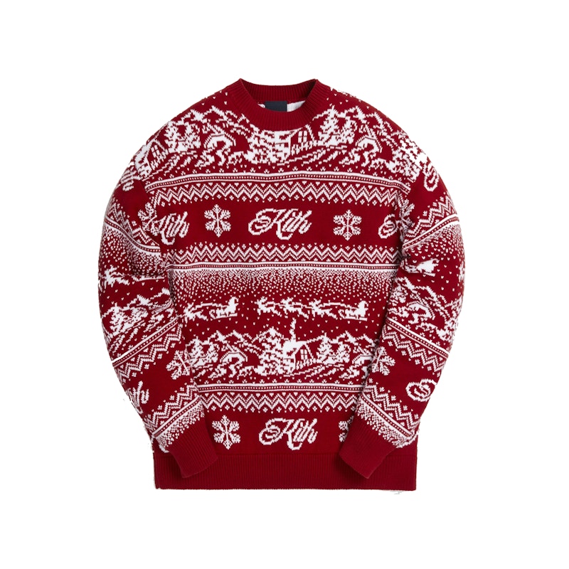 Kith Kithmas Sweatshirt Red