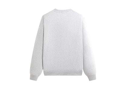 Kith Kithmas Teddy Nelson Crewneck Light Heather Grey