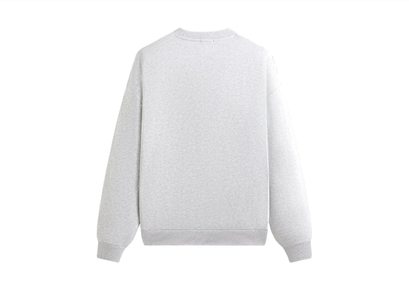 Kith Kithmas Teddy Nelson Crewneck Light Heather Grey