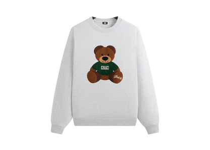 Kith Kithmas Teddy Nelson Crewneck Light Heather Grey