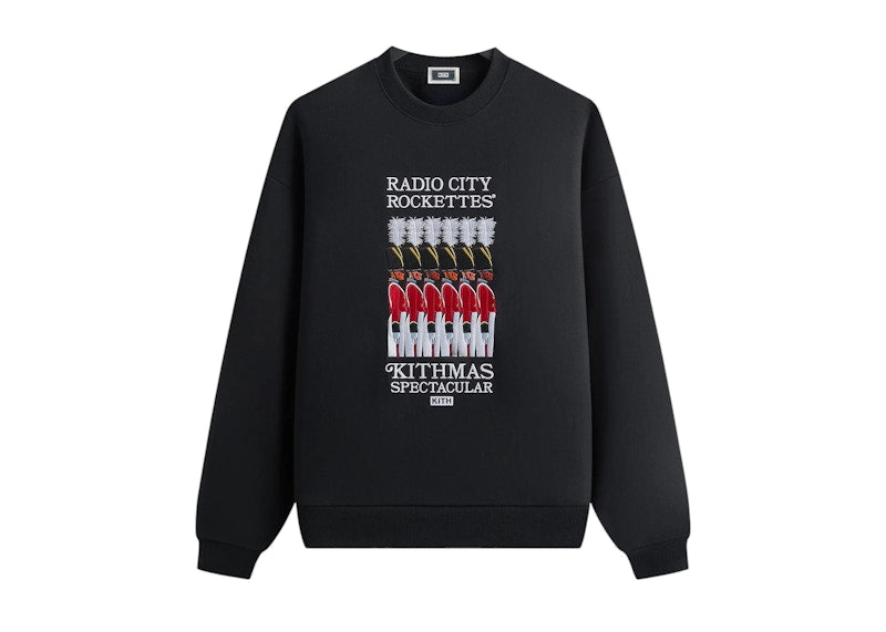 Kith Kithmas The Radio City Rockettes Toy Soldier Nelson Crewneck Black
