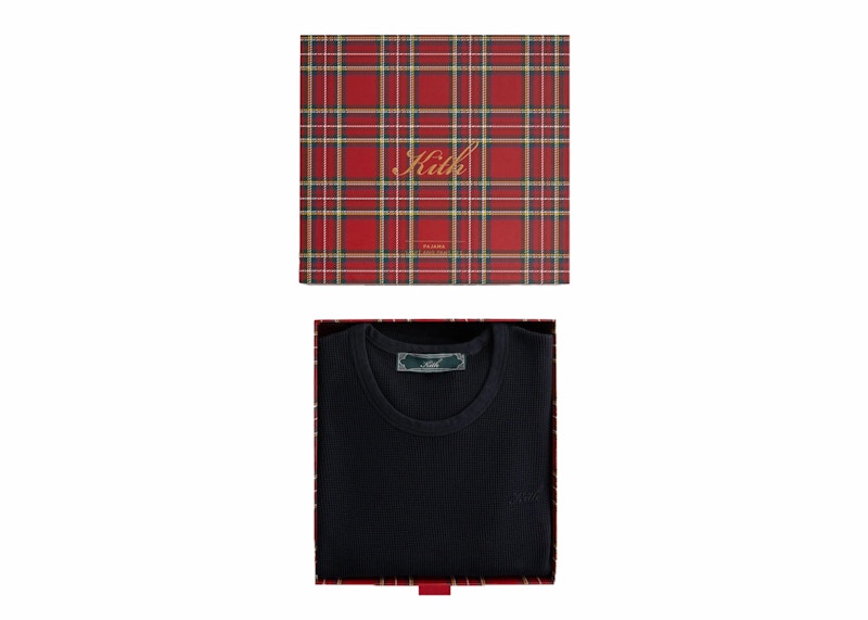 Kith Kithmas Waffle Thermal Set Black